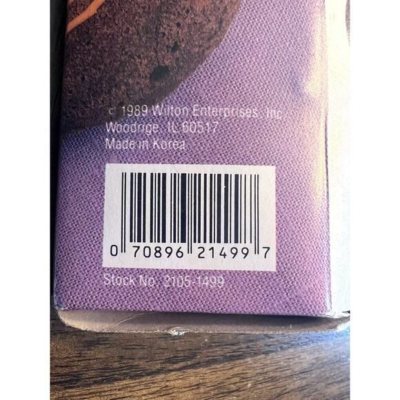 WILTON Mini Pumpkin Mold Baking Pan Mini Cakes Treats 6 CupCakes Vtg 1989 NOS - Picture 5 of 6